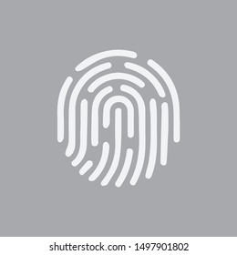 Illustrator vector finger mark symbol