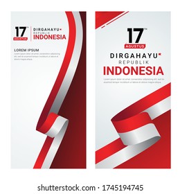 Illustrator vector graphic happy idepedence day indonesian