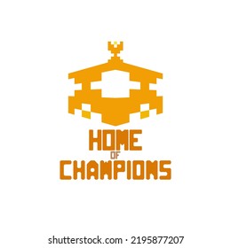 illustrator vector graphics of champion house logo template