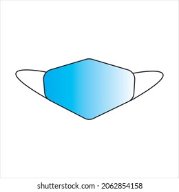 illustrator vector object blue mask