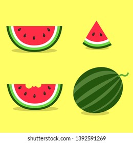 Illustrator of watermelon fresh design