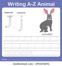 Illustrator of writing a-z animal jackrabbit