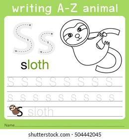 Illustrator of writing a-z animal s