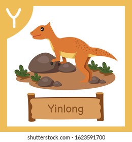 Illustrator of Y for Dinosaur yinlong