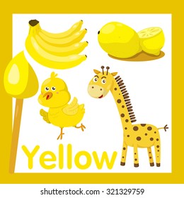 Illustrator of Yellow color
