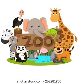 Illustrator of zoo animals