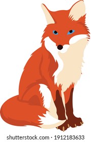 Illustrattion of Fox Vector Design