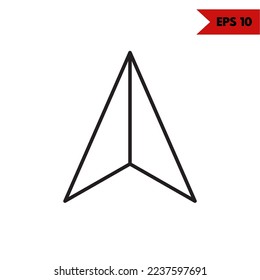 Illustration des Pfeil-nach-oben-Symbols