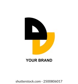 Illustrtaion of Initial DD or B Monogram Logo for Your Brand