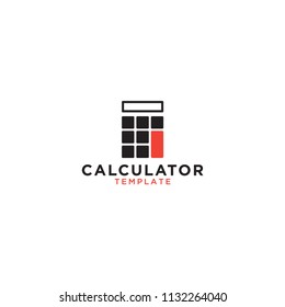 Illustrtation of calculator graphic design template vector