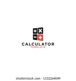 Illustrtation of calculator graphic design template vector