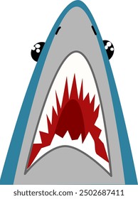 Illustrtion of a shark head