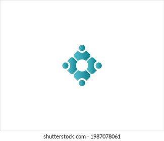 ilustración vector del logotipo de círculo