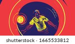
ILSTRACION, TECHNICAL FOOTBALL PLAYERS TICKET. DIGITAL ILLUSTRATION
