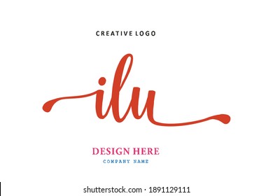 ILU lettering logo is simple, easy to understand and authoritative