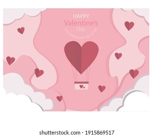 Ilustation vector grafhic of Valentine's day celebration of love.  Perfect for celebrating Valentine's Day, sent to loved ones, etc.