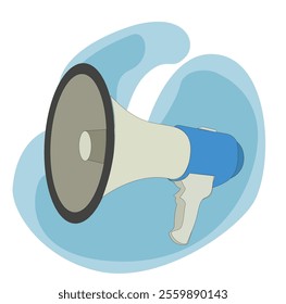 ilustrasion Loudspeaker, megaphone, bullhorn icon. Loud speaker, sound horn for broadcasting, announcing,