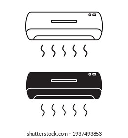 Ilustration Air Conditioner Icon Vector Design Template