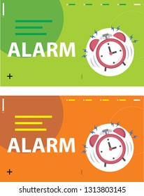 Ilustration of alarm clock vector