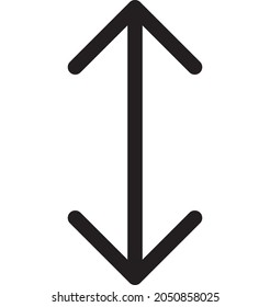 Ilustración del icono de diseño de la flecha