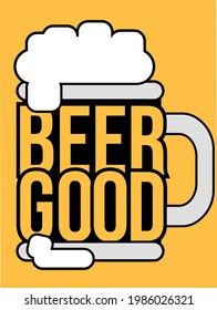 Ilustration for Beer Yellow Cold  