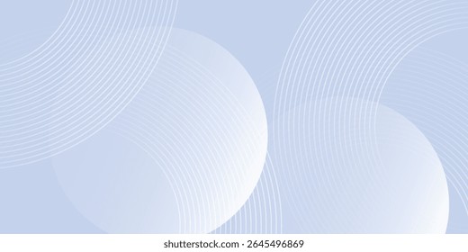 Ilustração fundo moderno azul abstrato com elementos de círculo. Gradiente arte bom bom simples