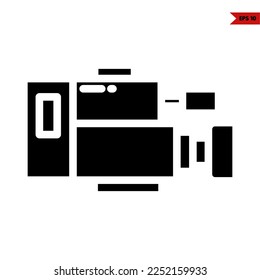 ilustration of camera glyph icon