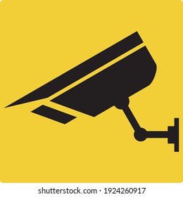 Ilustración Símbolo de símbolo de la cámara CCTV