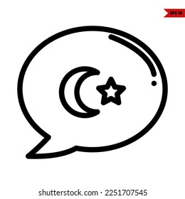Icono de la línea de chat