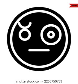 ilustration of doubt glyph icon