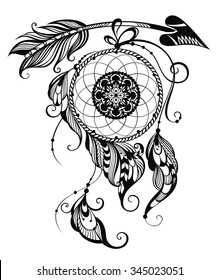 Ilustration of dream catcher