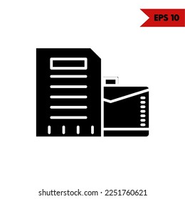 ilustration of file glyph icon