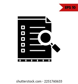 ilustration of file glyph icon