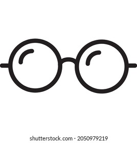 Ilustration of glasses design icon
