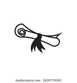 ilustration graduation design icon vecktor 