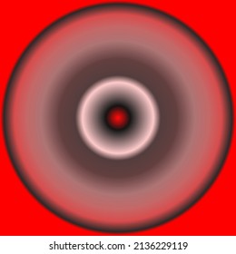 Ilustración de la luz negra en el fondo rojo