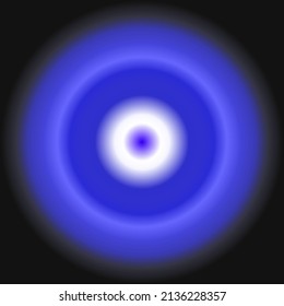 ilustration graphic blue light circle on black background