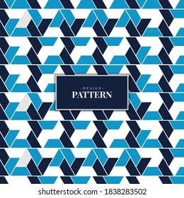 ilustration graphic vector of modern abstract geometric in blue shcemes color background free vector