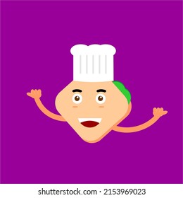 ilustration graphic vector of sandwich bread chef icon
