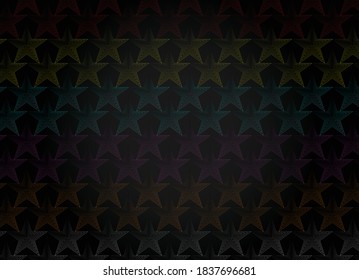 ilustration graphic vector of simple geometric design shapes stars free vector