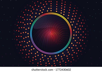 ilustration graphic vector of smooth and sleek halftone background suitable for desktop free vector 