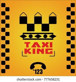 Ilustration, Logo, Poster, for taxi company.