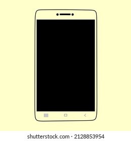 Ilustration Mobile Phone Cool Design Stock Vector