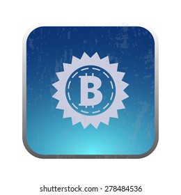 ilustration of modern icon bitcoin