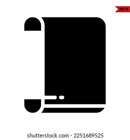 ilustration of notes glyph icon