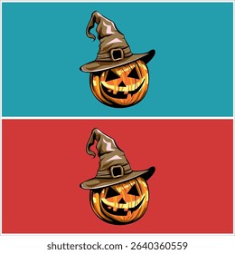 ilustration pumkins halloween character design