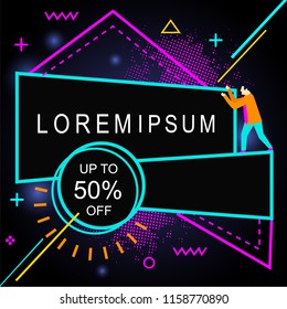 Ilustration Shape Geometry Creative Design Banner Art