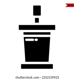 ilustration of speech glyph icon