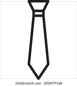 Ilustration of tie design icon