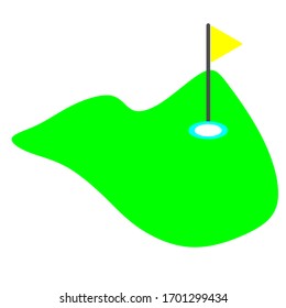 Ilustration Vector Golf Pit Stock Vector (Royalty Free) 1701299434 ...